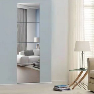 에이지리스에비뉴 붙이는 거울 접착식 유리 전신 옷장 거울 벽거울