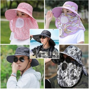 에이지리스에비뉴 여자 남자 여름 모자 햇빛가리개 야외활동 모자 5종