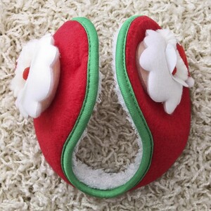 에이지리스에비뉴 크리스마스 산타 귀마개 단체선물용 겨울 털 귀마개