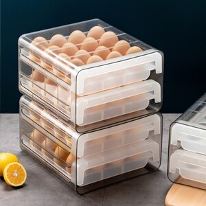 에이지리스에비뉴 투명 2단 달걀보관함 냉장고정리함