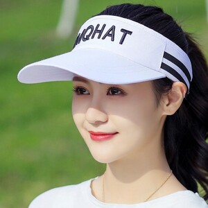 에이지리스에비뉴 스포츠 여성 골프모자 햇빛가리개 여자썬캡(화이트)