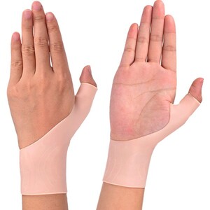 에이지리스에비뉴 실리콘 손목보호대1세트 터널증후군 손목아대 엄지 인대