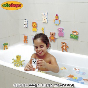 에이지리스에비뉴 에듀쉐이프 목욕놀이 퍼니믹스 26P 아기목욕장난감