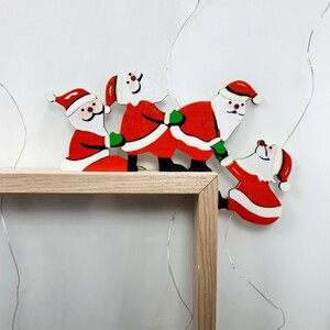 에이지리스에비뉴 귀여운 크리스마스 장식 문틀 액자 창문 모서리 포인트 장식 소품 데코보드