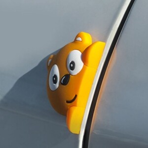 에이지리스에비뉴 자동차 도어가드 베어문콕 방지 패드 몰딩 오렌지