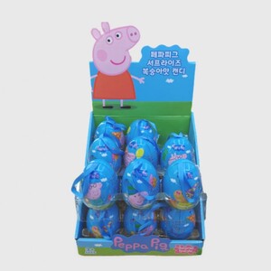 에이지리스에비뉴 페파피그 서프라이즈 복숭아맛 캔디 랜덤 팔찌 스템프 어린이집 선물