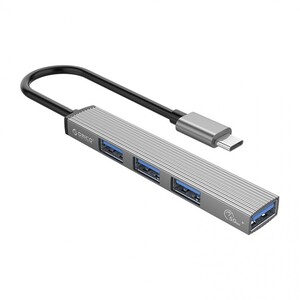 에이지리스에비뉴 오리코 C타입 USB 허브 4포트 알루미늄 USB3.0 USB2.0 AH-