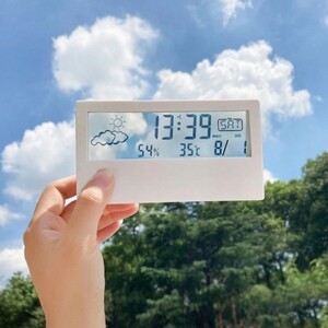 에이지리스에비뉴 디지털탁상시계 스마트온습도계 온습도계 디지털온습도계 온도계 습도계