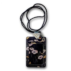 에이지리스에비뉴 ISHOPING 카드 지갑 목걸이 꽃 디자인 홀더