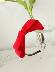 에이지리스에비뉴 빨강 매듭 앤 머리띠