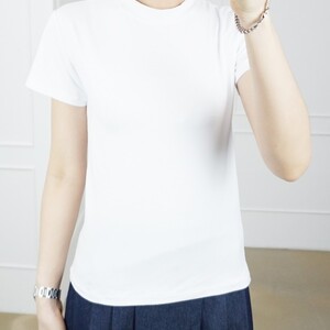 에이지리스에비뉴 레이어드 여성 반팔 슬림핏 무지 기본 티셔츠 S-3XL