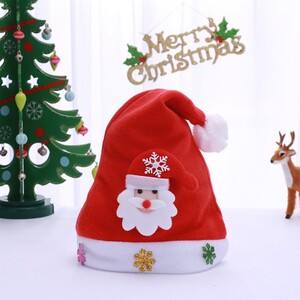 에이지리스에비뉴 LED 산타 모자 크리스마스 성탄절 행사 산타크로스