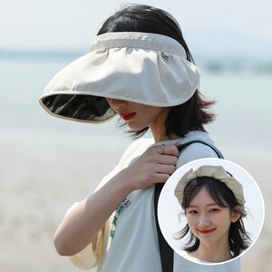 에이지리스에비뉴 여성 챙 UV차단모자 햇빛가리개 선캡 썬캡 모자