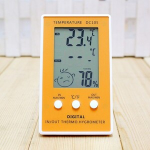 에이지리스에비뉴 탁상용 디지털 온도계 습도계 탁상 온습도계