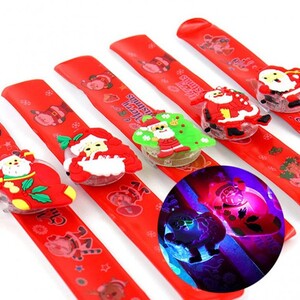 에이지리스에비뉴 1500 크리스마스 LED라이트 척척팔찌 어린이집 유치원 학원 단체선물 (