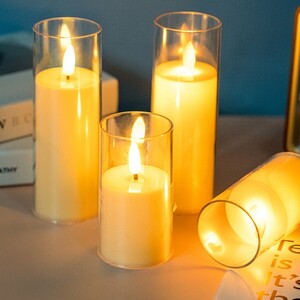 에이지리스에비뉴 LED 움직이는 전자 촛불 양초 캔들 초 무드등 조명 대형 DD-11620