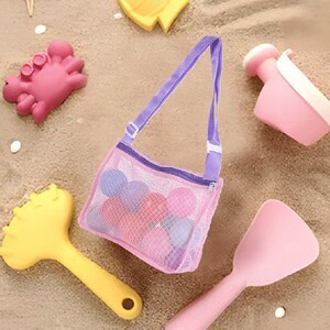 에이지리스에비뉴 [가디언블루] 메쉬 물놀이가방 해변 장난감가방