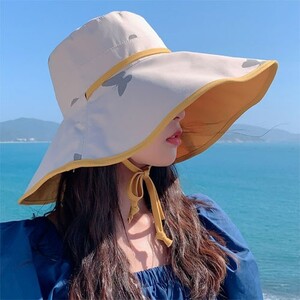 에이지리스에비뉴 은창]양면 리본 나비 벙거지 모자 벙거지모자 사계절 선캡 썬캡 여름 캡모자