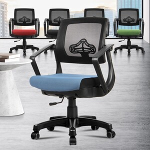 에이지리스에비뉴 a12 바퀴의자 사무실책상 매쉬 편안한사무 높낮이조절 PC 공부용