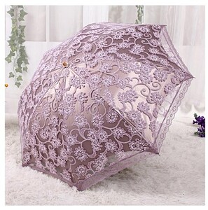 루디번니  암막 꽃무늬 레이스 양산 uv차단 수려한 디자인
