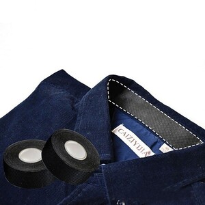 카라 티 셔츠 땀 얼룩 오염방지 롤형 테이프 (블랙)
